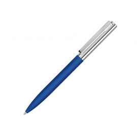 Ручка металлическая шариковая Bright GUM soft-touch с зеркальной гравировкой, 188020.02, Цвет: синий