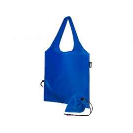 Складная эко-сумка Sabia из вторичного ПЭТ, 12054153, Цвет: ярко-синий