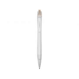 Ручка шариковая Honua из переработанного ПЭТ, 10775731, Цвет: оранжевый,прозрачный