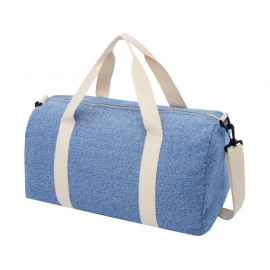 Спортивная сумка Pheebs из переработанного хлопка, 12058255, Цвет: синий