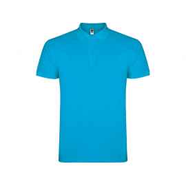 Рубашка поло Star мужская, S, 663812S, Цвет: бирюзовый, Размер: S
