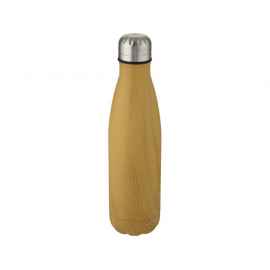 Бутылка Cove с вакуумной изоляцией и деревянным принтом, 10068306, Цвет: натуральный, Объем: 500