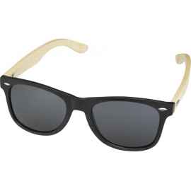 Солнцезащитные очки Sun Ray с бамбуковой оправой, 12700590, Цвет: черный