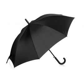 Зонт-трость Reviver  с куполом из переработанного пластика, 906607, Цвет: черный
