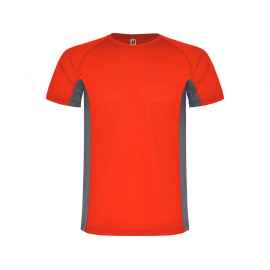 Спортивная футболка Shanghai мужская, S, 65956046S, Цвет: красный,графит, Размер: S