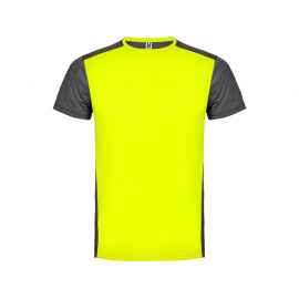 Спортивная футболка Zolder детская, 4, 66532221243.4, Цвет: черный,неоновый желтый, Размер: 4