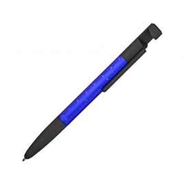 Ручка-стилус пластиковая шариковая Multy, 71532.02, Цвет: черный,синий