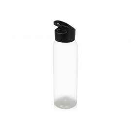 Бутылка для воды Plain 2, 823307, Цвет: черный,прозрачный, Объем: 630