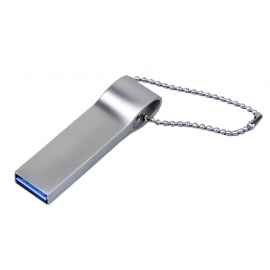 2207.512.00 USB 2.0-флешка на 512 Мбайт с мини чипом и боковым отверстием для цепочки, 512Mb, Цвет: серебристый, Интерфейс: USB 2.0, Размер: 512Mb