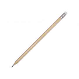 Шестигранный карандаш с ластиком Presto, 14003.05, Цвет: натуральный