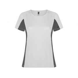 Спортивная футболка Shanghai женская, S, 6648CA0146S, Цвет: белый,графит, Размер: S