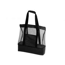 939107 Пляжная сумка Coolmesh с изотермическим отделением, Цвет: черный