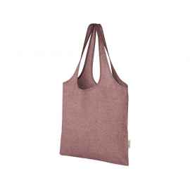 Эко-сумка Pheebs из переработанного хлопка, 12064120, Цвет: темно-бордовый
