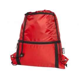 Изолированная сумка со шнурком Adventure из переработанных материалов, 12064721, Цвет: красный