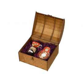 Подарочный набор: чайная пара, варенье из сосновых шишек, 94818