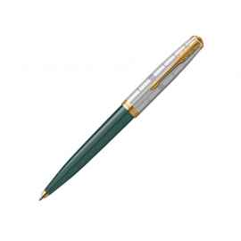 Ручка шариковая Parker 51 Premium, 2169076, Цвет: золотистый,зеленый,серебристый