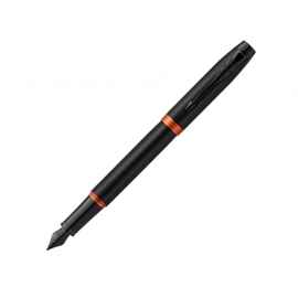 Ручка перьевая Parker IM Vibrant Rings Flame Orange, 2172943, Цвет: черный,оранжевый