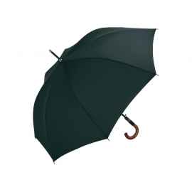 Зонт-трость Fop с деревянной ручкой, 100038, Цвет: черный