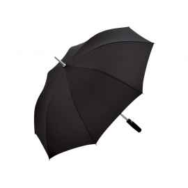 Зонт-трость Alu с деталями из прочного алюминия, 100015, Цвет: черный