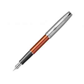 Ручка перьевая Parker Sonnet Essentials Orange SB Steel CT, 2169228, Цвет: оранжевый,серебристый
