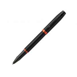 Ручка-роллер Parker IM Vibrant Rings Flame Orange, 2172945, Цвет: черный,оранжевый