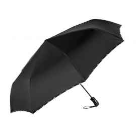 Зонт складной автоматический, 210002, Цвет: черный