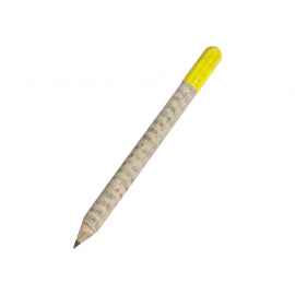 Растущий карандаш mini с семенами акации серебристой, 220255, Цвет: серый,желтый