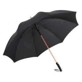 Зонт-трость Alugolf, 100081, Цвет: черный,медный