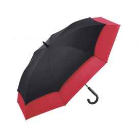 Зонт-трость Stretch с удлиняющимся куполом, 100122, Цвет: черный,красный