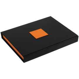 Коробка под набор Plus, черная с оранжевым, Цвет: черный, оранжевый