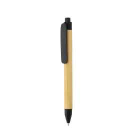Ручка с корпусом из переработанной бумаги FSC®, Черный, Цвет: черный,, Размер: , высота 13,9 см., диаметр 1,1 см.
