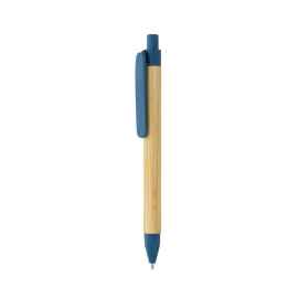 Ручка с корпусом из переработанной бумаги FSC®, Синий, Цвет: синий,, Размер: , высота 13,9 см., диаметр 1,1 см.