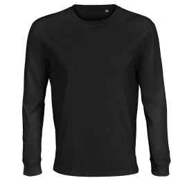 Футболка мужская PIONEER Long Sleeve,черный,S, 100% хлопок,175 г/м2, Цвет: черный, Размер: S