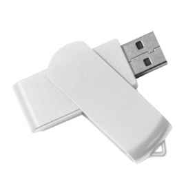 USB flash-карта SWING (8Гб), белый, 6,0х1,8х1,1 см, пластик, Цвет: белый