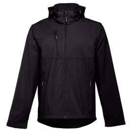 Куртка софтшелл мужская Zagreb, черная, размер S, Цвет: черный, Размер: S