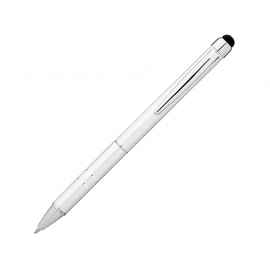 Ручка-стилус шариковая Charleston, черные чернила, 10654001, Цвет: серебристый