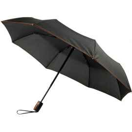 Зонт складной Stark- mini, 10914408, Цвет: черный,оранжевый