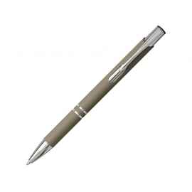Ручка металлическая шариковая Moneta с антискользящим покрытием, 10743712, Цвет: темно-серый