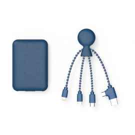 Внешний аккумулятор BioPack c кабелем Mr. Bio, 5000 mAh, 965114, Цвет: синий