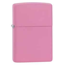 Зажигалка ZIPPO Classic с покрытием Pink Matte, латунь/сталь, розовая, матовая, 38x13x57 мм