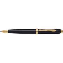 Шариковая ручка Cross Townsend. Цвет - черный.