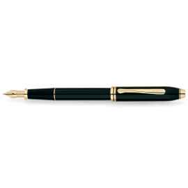 Перьевая ручка Cross Townsend. Цвет - черный.