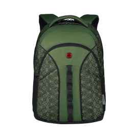 Рюкзак WENGER Sun 16'', зеленый со светоотражающим принтом, полиэстер, 35x27x47 см, 27 л