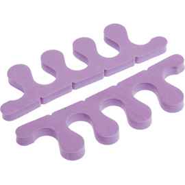 Разделители Dewal Beauty для пальцев фиолетовые, 13,3 x 4,2 x0,8 см 1 пар