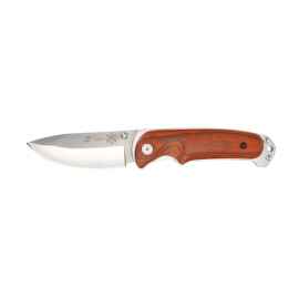 Нож складной Stinger, 91 мм, (серебристый), материал рукояти: сталь/дерево (серебристо-коричневый)