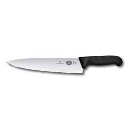 Нож разделочный VICTORINOX Fibrox, 25 см, чёрный