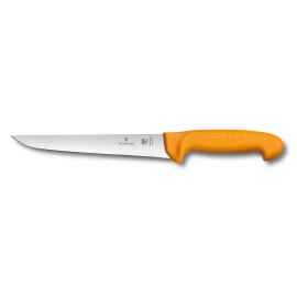 Нож жиловочный VICTORINOX Swibo с прямым лезвием 18 см, жёлтый