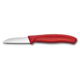 Нож для овощей и фруктов VICTORINOX SwissClassic с прямым лезвием 6 см, красный