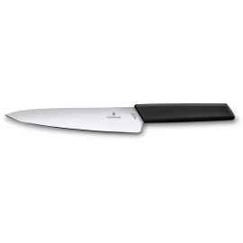 Нож разделочный VICTORINOX Swiss Modern, 19 см, нержавеющая сталь / синтетический материал, чёрный