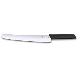 Нож для хлеба и выпечки VICTORINOX Swiss Modern, 26 см, сталь / синтетический материал, чёрный